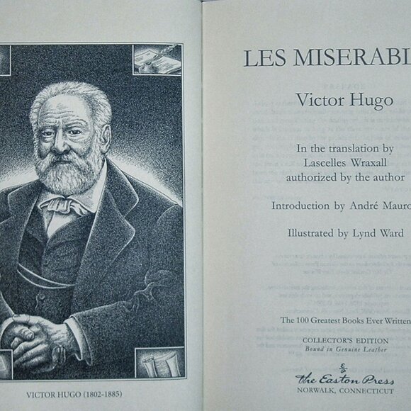 LES MISERABLES by Victor Hugo Easton Press Leather Brand New Never Opened 2004 - Picture 4 of 11